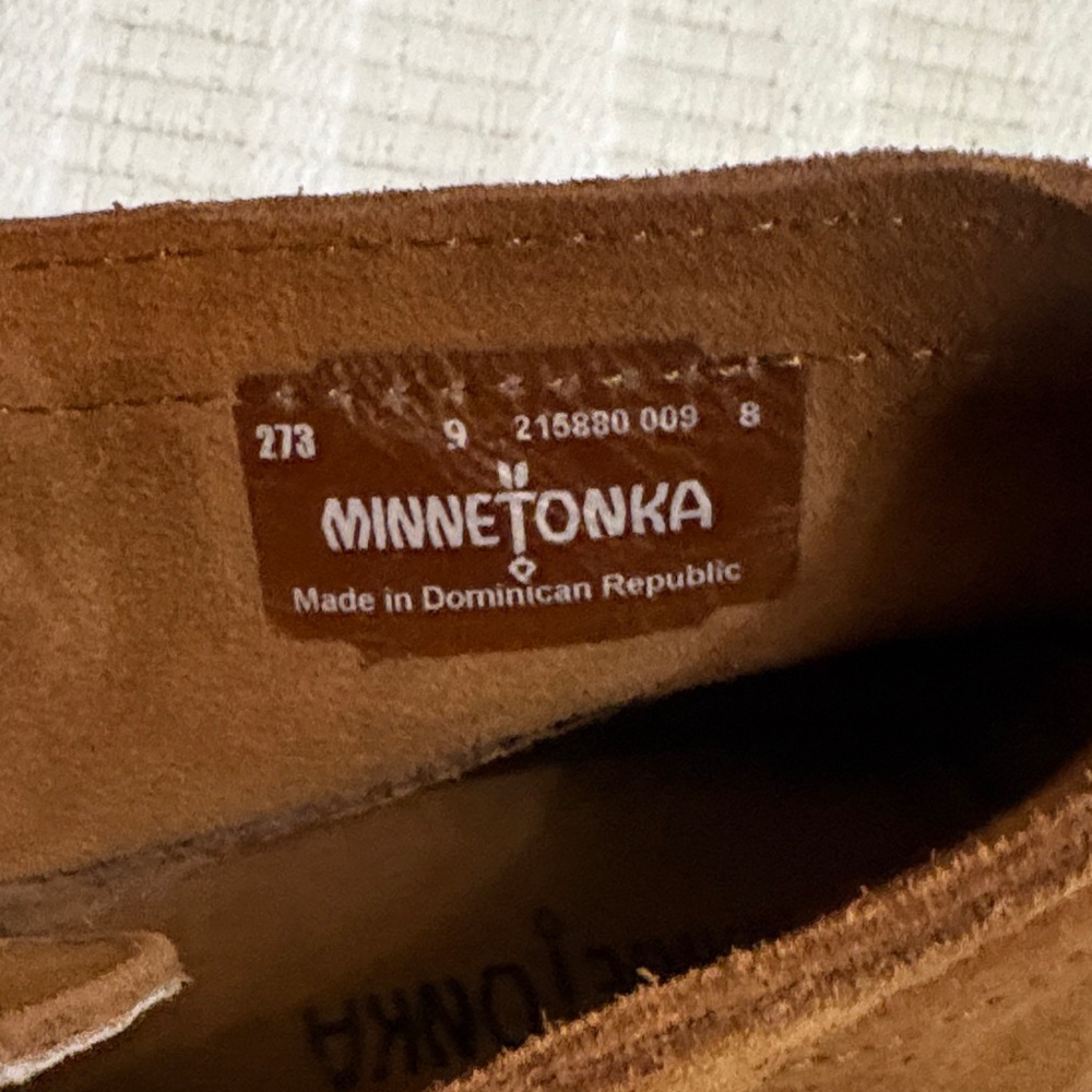 Minnetonka Brown Moccasins - Picture 3 of 6